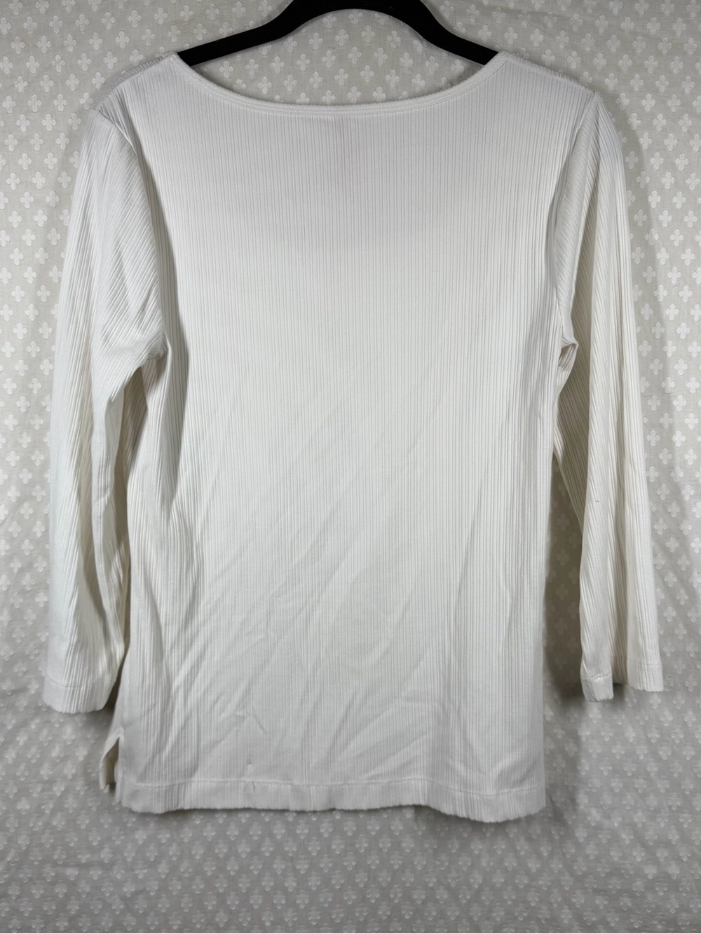 Spanx White Ribbed Scoop Neck Top - Picture 4 of 4
